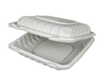 MFPP White 8in.x8in.x3in. - 1 Compartment (150ct)