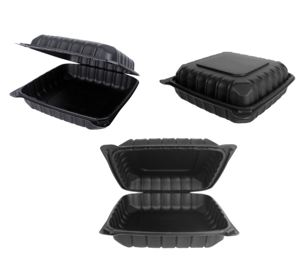 MFPP Black 9in.x9in.x3in. - 1 Compartment (150ct)