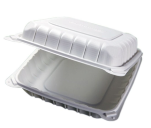 MFPP White 9in.x9in.x3in. - 1 Compartment (150ct)