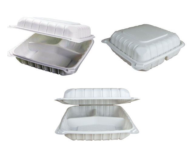 MFPP White 9in.x9in.x3in. - 3 Compartment (150ct)