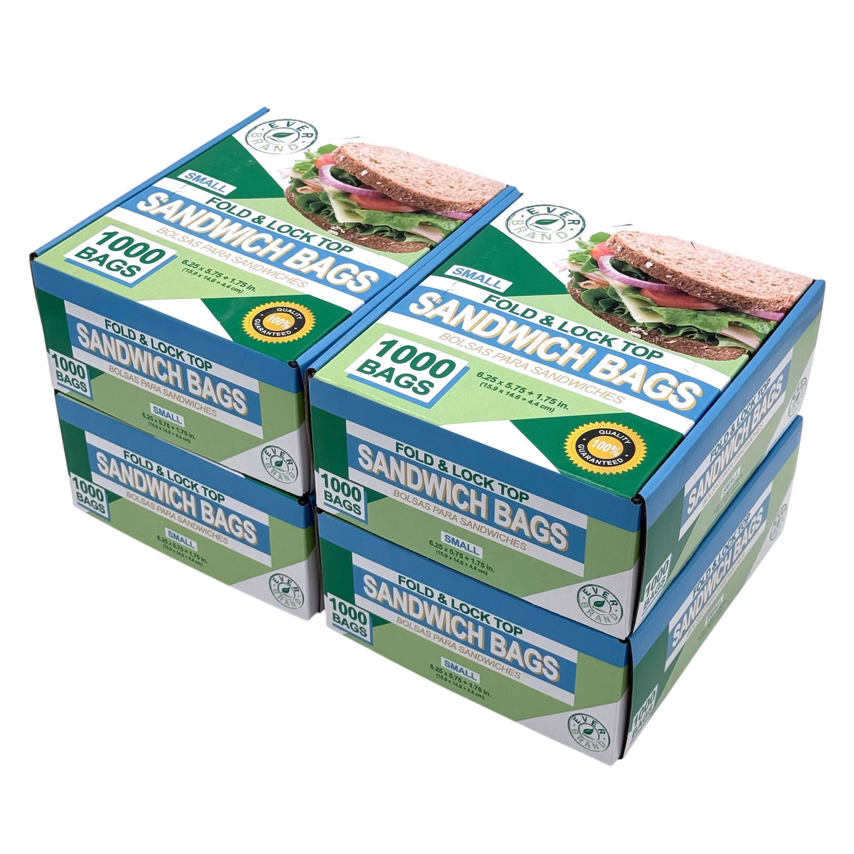 Small Fold-Top Sandwich Bags (4000ct)
