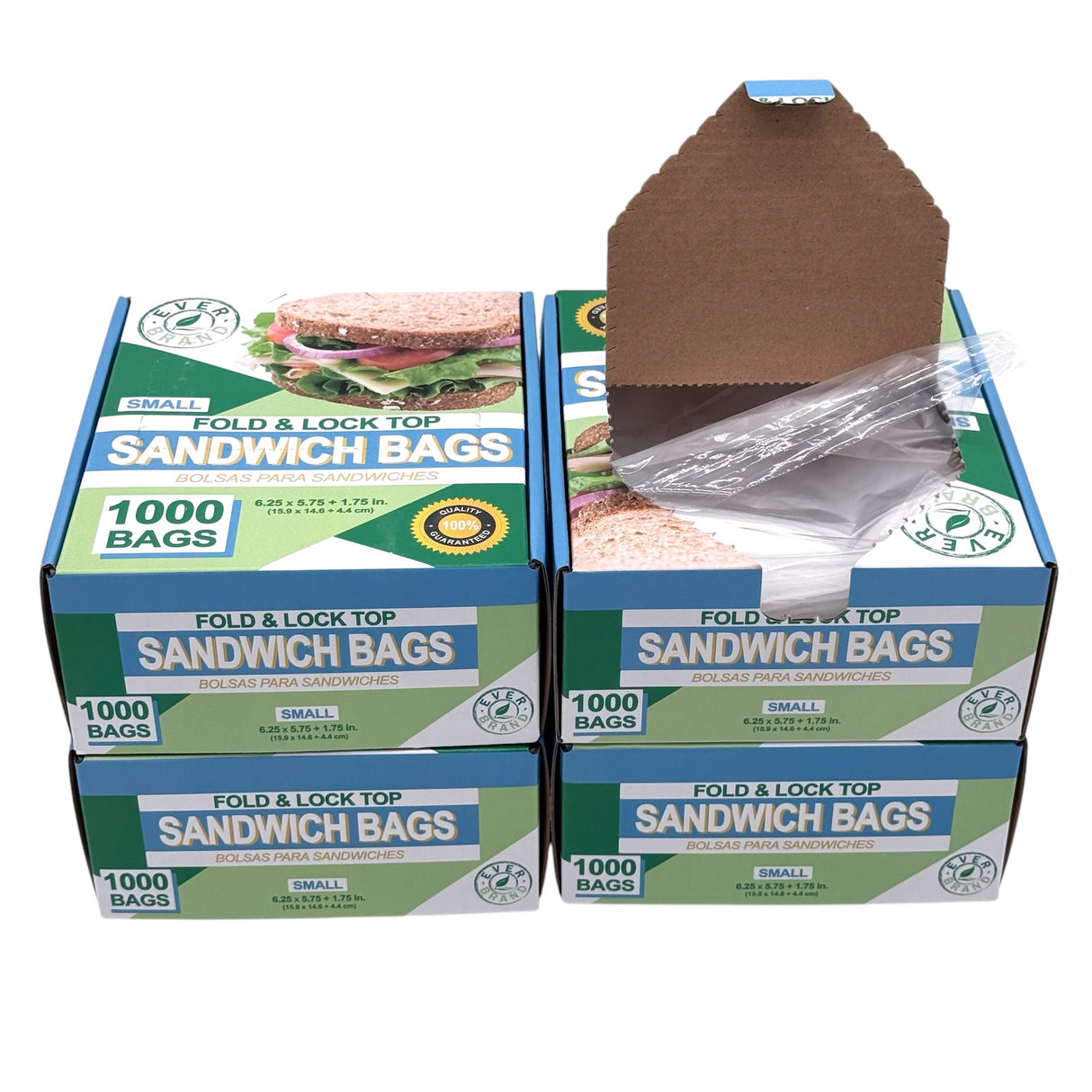 Small Fold-Top Sandwich Bags (4000ct)