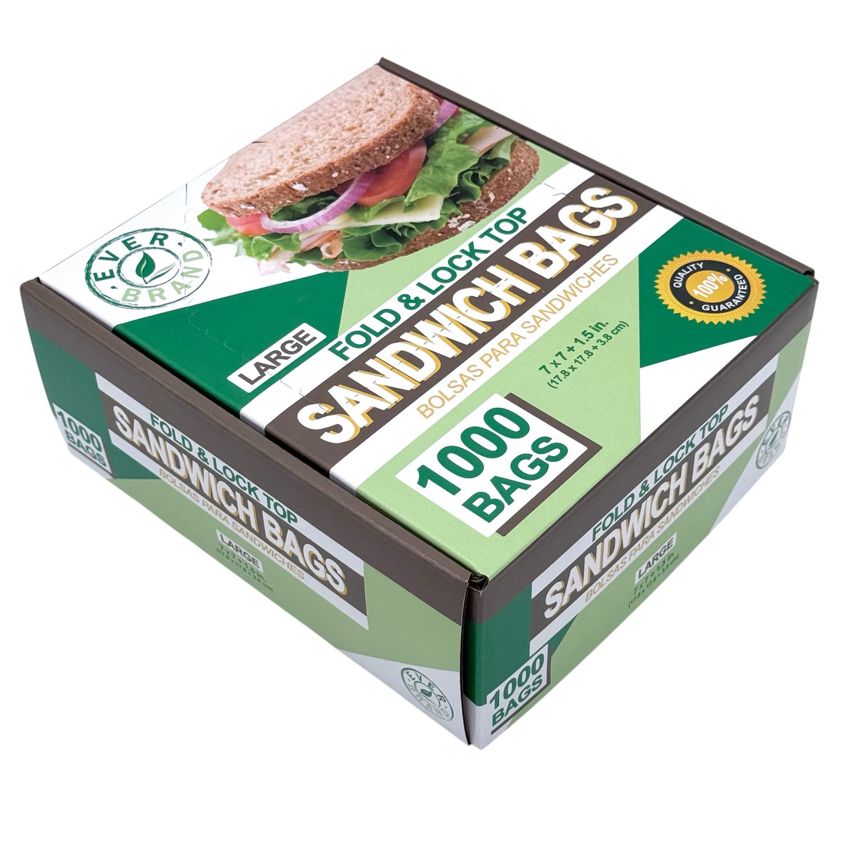 Large Fold-Top Sandwich Bags (2000ct)