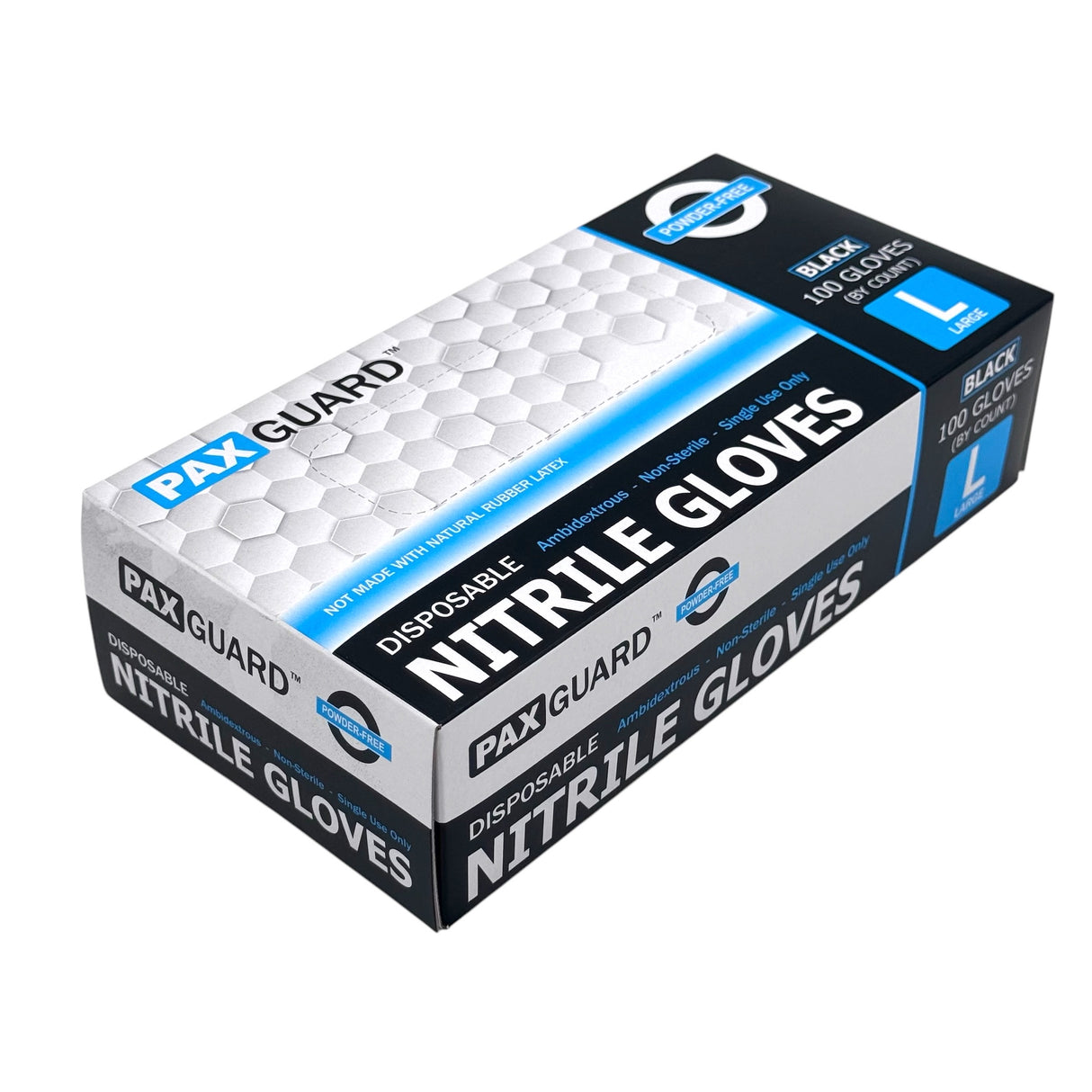 Nitrile Black Foodservice Gloves (1000ct)