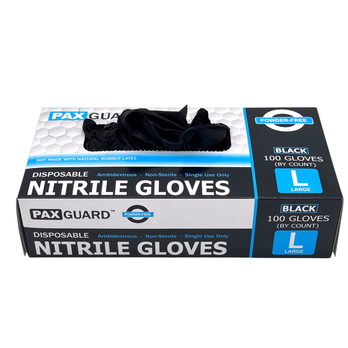 Nitrile Black Foodservice Gloves (1000ct)