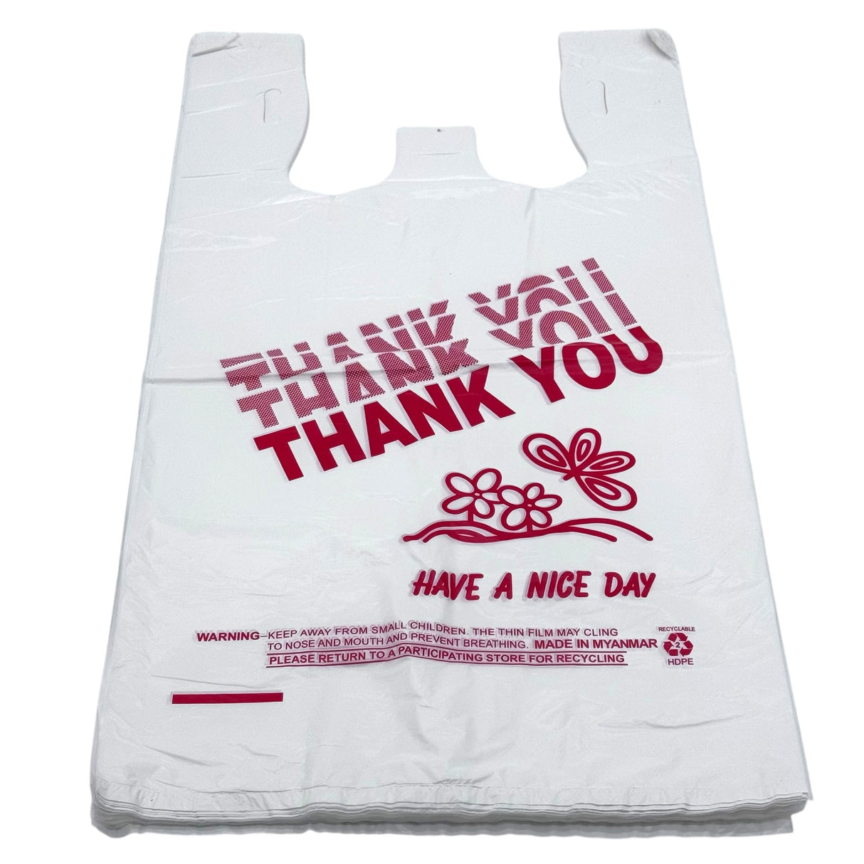 Heavy Duty Large T-Shirt Bags (300ct)