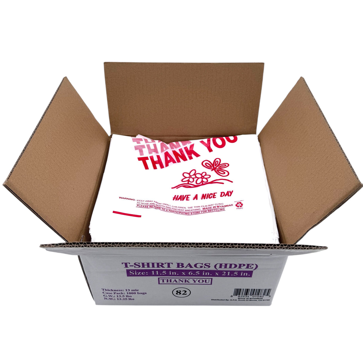 Economy Large T-Shirt Bags (1000ct)