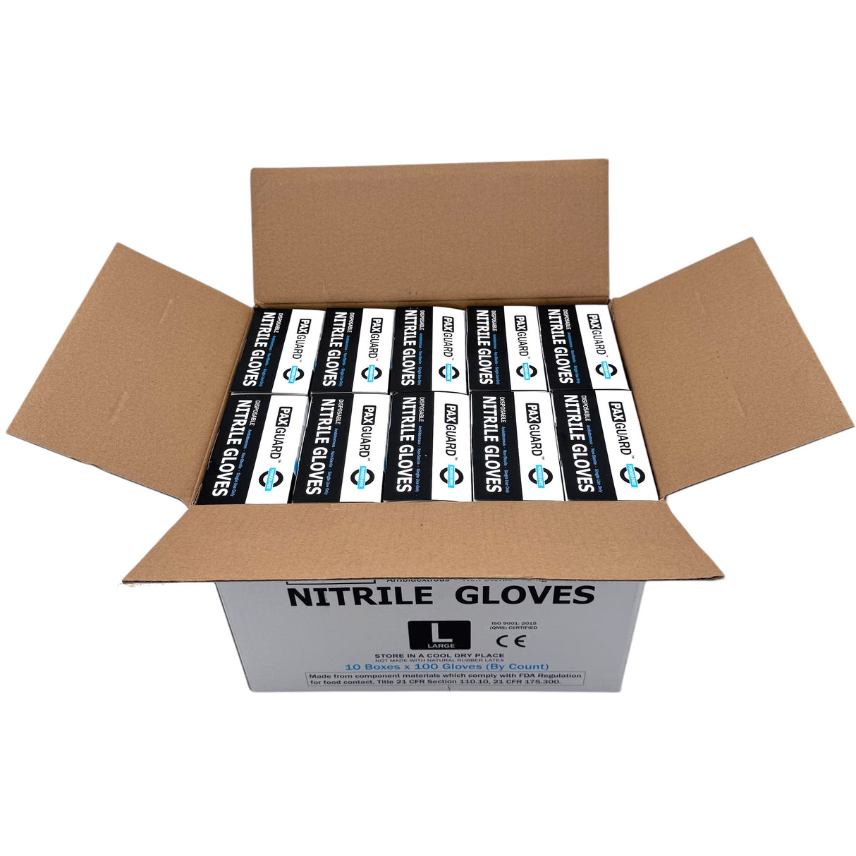 Nitrile Black Foodservice Gloves (1000ct)