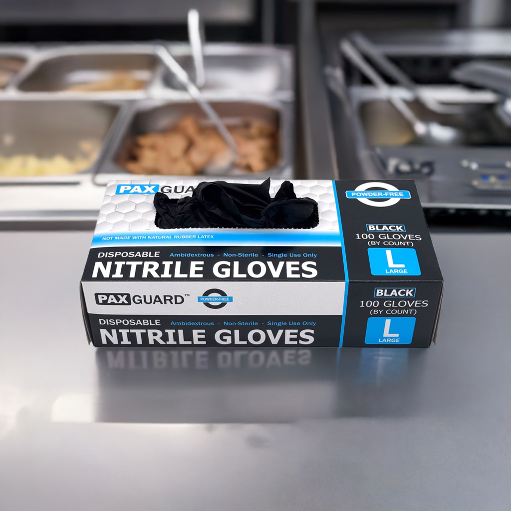 Nitrile Black Foodservice Gloves (1000ct)